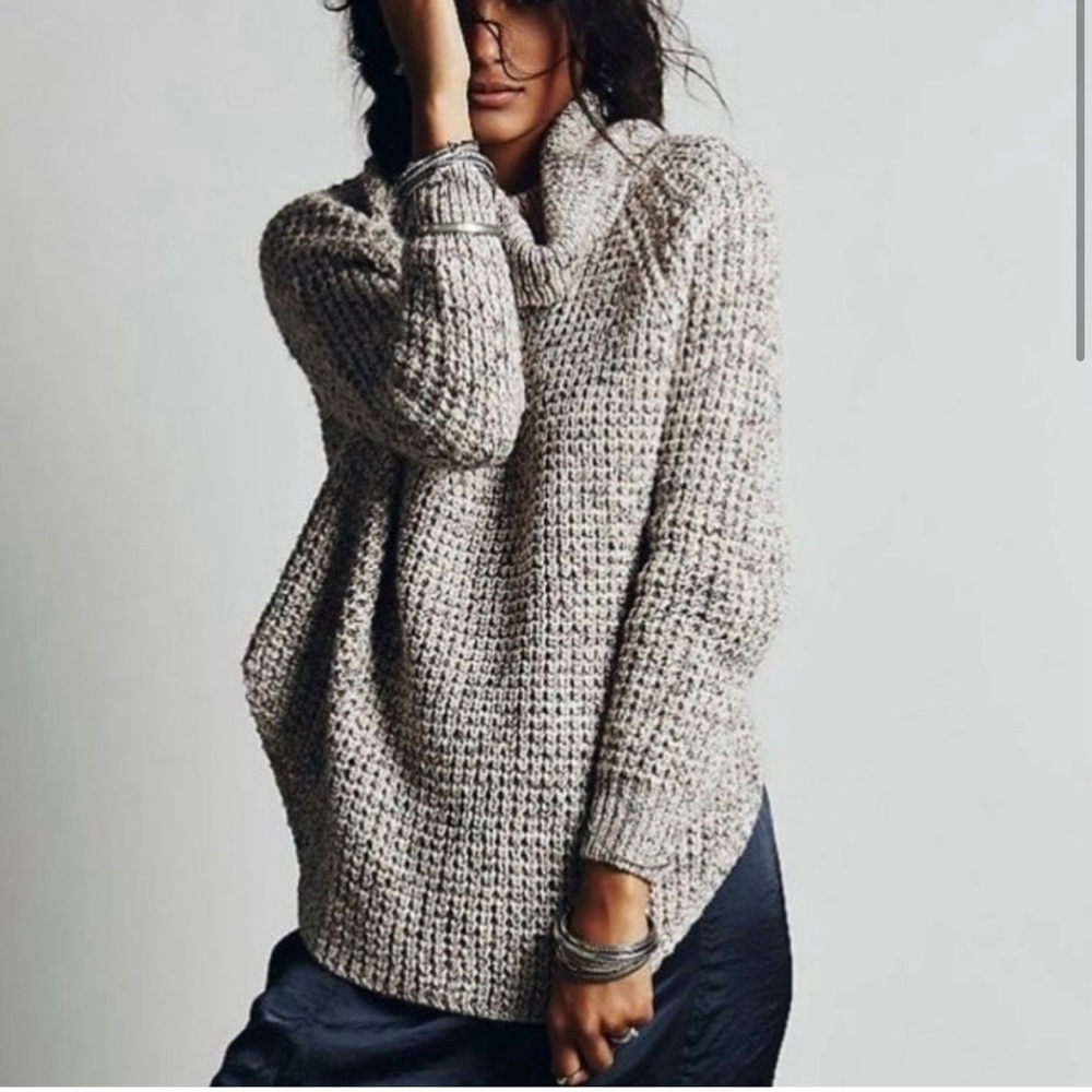 Free people knit long sweater size M